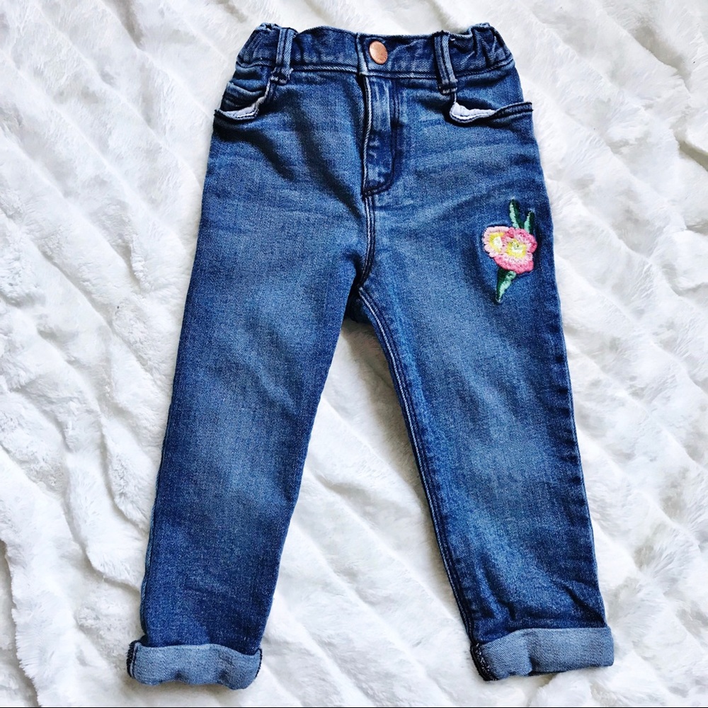 Old Navy Floral Boyfriend Jeans
